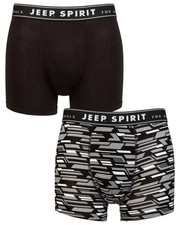 Jeep 2 Pack Men's Camo Print Bamboo Boxers - Fitted Trunks