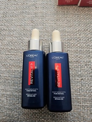 2 L'Oreal Paris Revitalift Laser Pure Retinol Night Serum Sealed Wrinkles Reduce