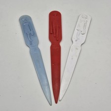 Vintage Fuller Brush Co Advertising Letter Openers made in USA Lot Of 3 Plastic