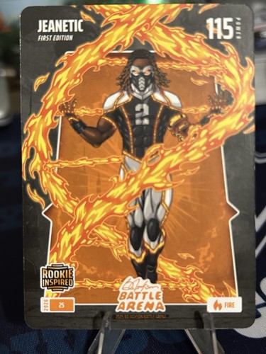 2026 Bo Jackson Battle Arena Jeanetic Ashton Jeanty RC Fire Card 25