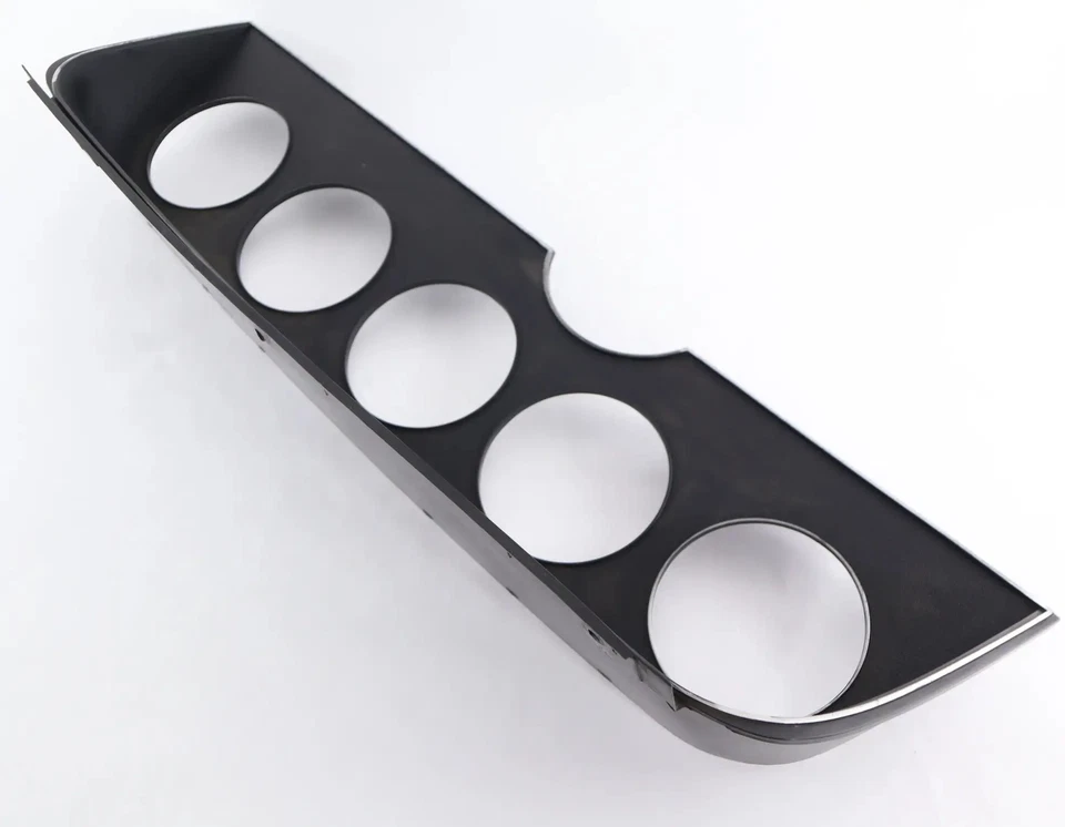 Ford Ranchero 77-79 Medidor de tablero Instrumento Cluster Bisel Borde Negro Foto 4 de 4