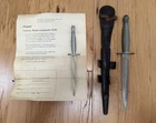 VINTAGE WW2 Era BRITISH COMMANDO MILITARY FIGHTING KNIFE DAGGER W/ SHEATH