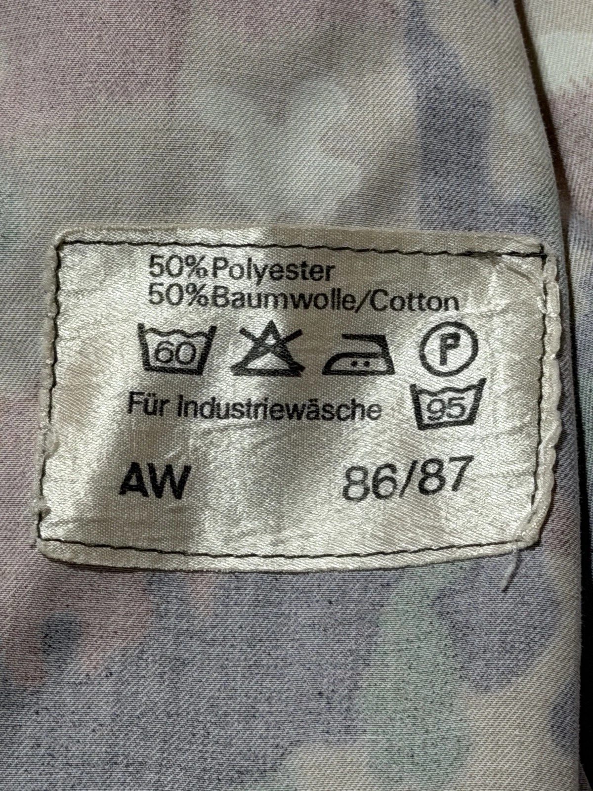 Vintage Swiss Army Jacket Mens Large Alpenflage Camo Combat Field Shirt M83 image 7