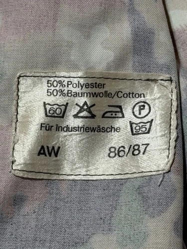 Vintage Swiss Army Jacket Mens Large Alpenflage Camo Combat Field Shirt M83 image 7