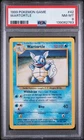 1999 POKEMON BASE SET UNLIMITED #42 WARTORTLE PSA 8