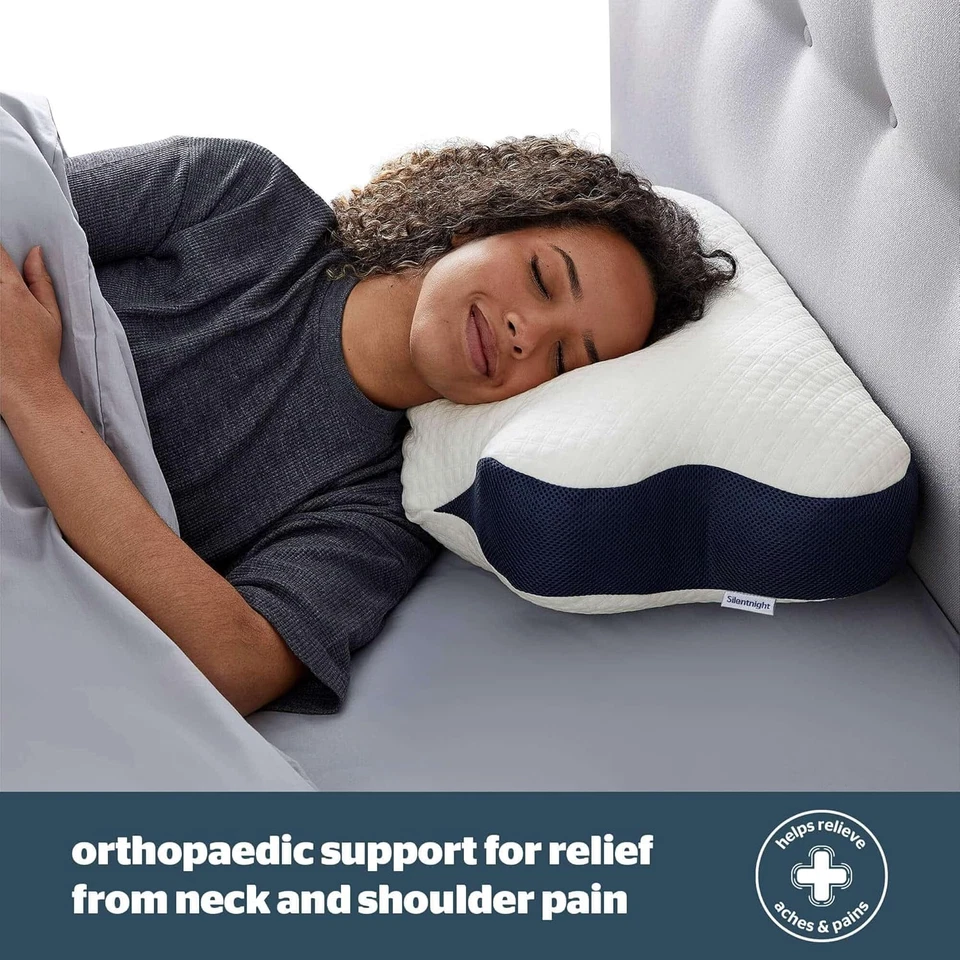 Almohada para cuello terapia del sueño - Almohada de soporte ortopédico para hombro y cuello Pa Foto 2 de 4