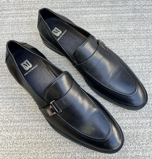 BRUNO MAGLI Pablo Buckle Strap Loafer Black Leather Men s Size 10 US