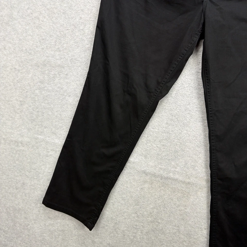 Брюки мужские HILTL 40x29* черные Seth покрой на заказ перфетто стрейч Chinos для путешествий - Изображение 4 из 4