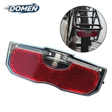 Bike Cycling Bicycle Rear Reflector LED Tail Light Fit For Luggage Rack acces US