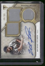 2017 Topps Triple Threads #RPA-MF Michael Fulmer RC Auto Relics Silver #/75