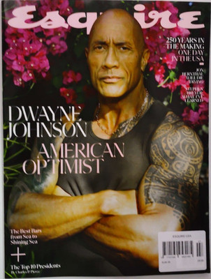 Esquire USA magazine Summer 26 Dwayne Johnson American Optimist 250 years of USA