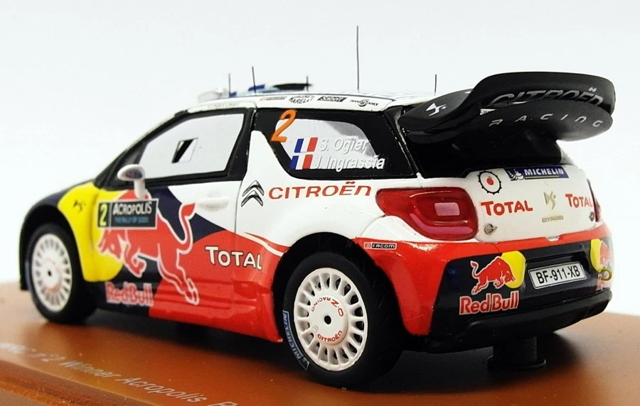 Spark escala 1/43 S3310 - Citroen DS3 WRC #2 ganador Acropolis Rally 2011 Foto 2 de 4