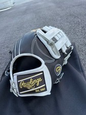 Rawlings Est. 1887 Softball Glove Black/Gray Durable 12.75 AJ99N