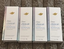 NEW Lot Of 4 Dove Clinical Care 96 Hour Protection Deodorant - Exp 12/27