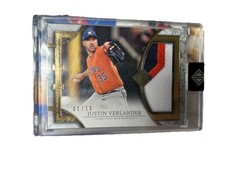 Justin Verlander Topps 2024 Transcendent Collection Jumbo Patch 01/10 Astros