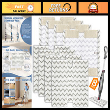 8 Pack Washable Microfiber Steam Mop Pads for Shark Genius & Lift-Away Pro
