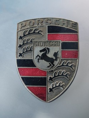 Vintage Original Used Porsche 901 Hood Emblem Badge 901 1960s 1970s 911 912 914