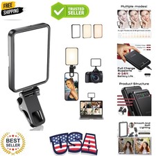 Rechargeable Soft Selfie Light for Phone, Camera, Laptop, 4-14H Battery Porta...