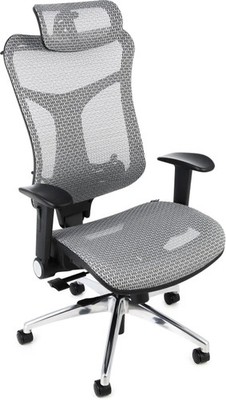 Wavebone Viking Studio Chair - Mesh Seat, Gray