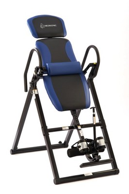 Inversion Table For Back Pain Relief W/ Adjustable Angles & Lumbar Pad Foldable
