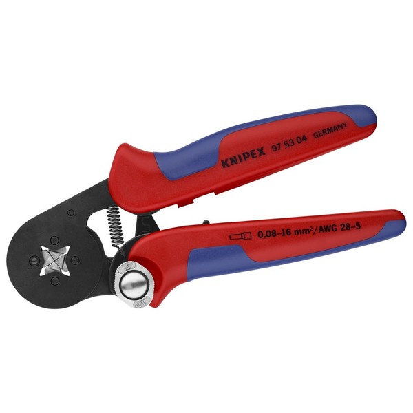 Knipex Selbsteinstellende Crimpzange FüR AderendhüLsen, 0,08-10/16 Mm², Seitlich-image