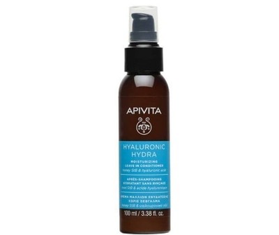 Apivita Moisturizing Leave In Conditioner Hyaluronic Hydra 100ml, 95% Natural