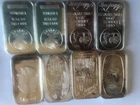 8 SILVER BARS  1 OZ EACH 8 OUNCE TOTAL