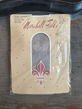 Vintage Marshall Fields Pantyhose Sheer Stretch Control Top Sz B Dove Grey T