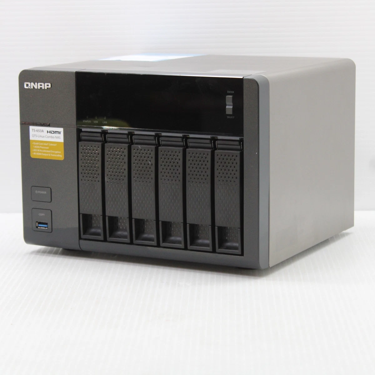 TS-653A QNAP TS-653A RAM:8GB HDD:1TB×6 Intel Celeron N3150 6ベイ