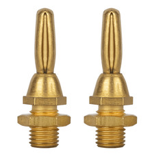 AudioQuest 1002 Banana Connectors Gold Compatible with Standard Banana Jacks