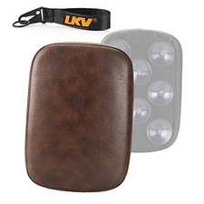 10.63  Motorcycle Pessenger Seat, Rear Leather Pillion 8 Suction Cups - Brown