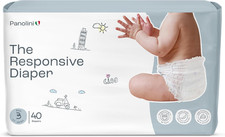 The Responsive Diaper Size 3 17 28 Lbs , 40 Ct Italian Premium Design, Soft, Un