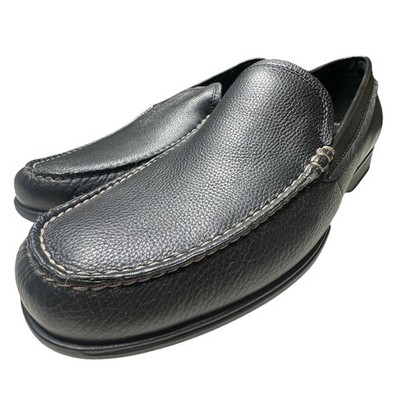 Bostonian Highlands SMU Loafers Mens 13 M Black NEW Leather Slip On Shoes