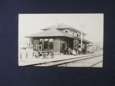BIG MOOSE, NY-Rail Depot -REAL PHOTO,[NOT REPRO]; will ship FIRST CLASS, 1919