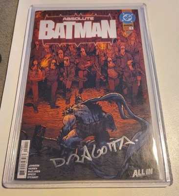 Absolute Batman 2025 Annual #1 Signed By Nick Dragotta 2nd Print