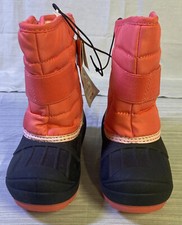 NEW Cat  Jack Girls Dane Winter Boots Pink/Black Comfort Insulated - Sz: 8