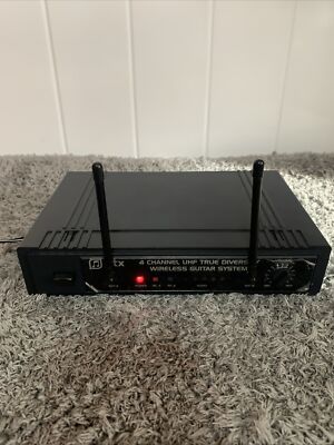 qtx 4-Kanal UHF True Diversity kabelloses Gitarrensystem