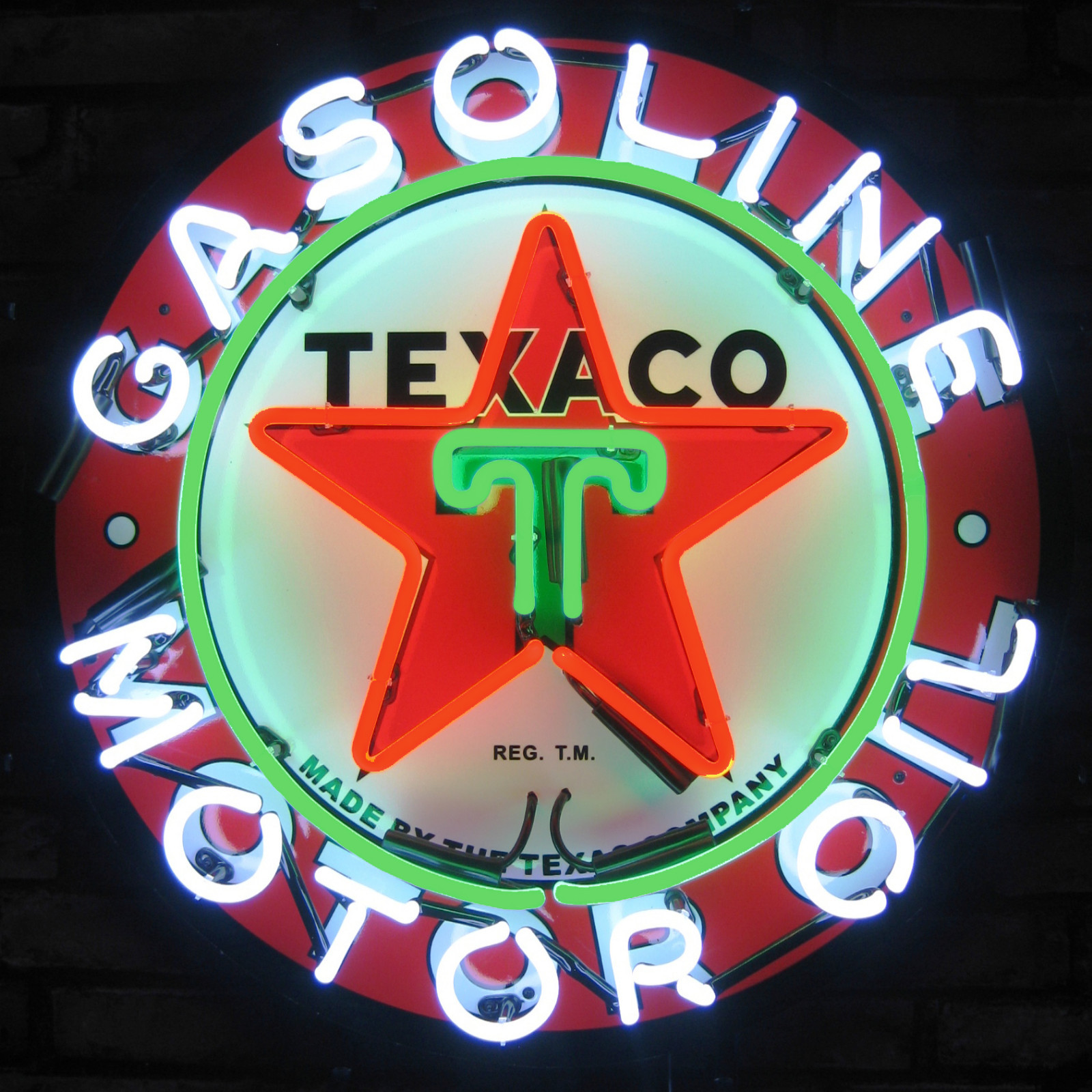 Wholesale lot 12 neon sign Garage art Motor oil Gas gasoline Man cave gift lamp