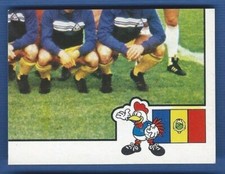 FIGURINE FOOTBALLERS PANINI EURO 84 - RECOVERY - N.185 TEAM - ROMANIA