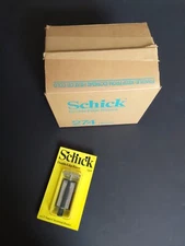 One Schick 274 Double Edge Safety Razor with 2 Super Chromium Blades Made In USA