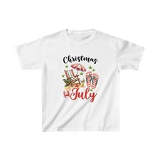Christmas In July Kids Heavy Cotton  Tee