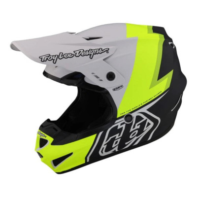 Troy Lee Designs Adult's GP Volt Dirt Bike Helmet Black/Yellow - Small 103603012