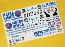 GITANES Race Transporter SLOT CAR 43rd SCALE DIECAST code 3 Decals Stickers