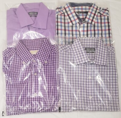 *LOT 4 Kenneth Cole Michael Kors Mens Slim Fit Dress Shirts 15/32 | eBay