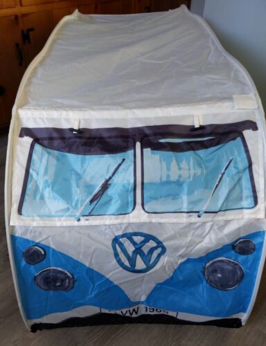 Koor Observatorium Verdragen Classic VW Campervan Bus Childrens Pop Up Play Tent Volkswagon Blue | eBay