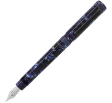 Tibaldi Perfecta LP Vinyl Blue Fountain Pen, New in Box, Made in Italy