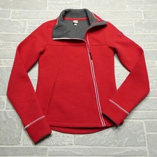 Bench Jacket Womens Small Red Asymmetrical Zi...