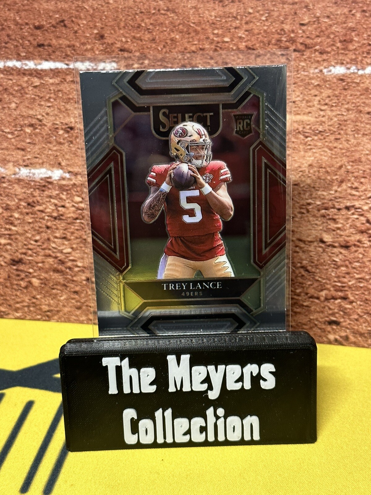 Trey Lance 2021 Panini Select Club Level Rookie Base Card RC #245 SF 49ers