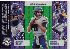 2020 Panini Mosaic | Minnesota Vikings Flea Flicker Insert Green Mosaic #FF11