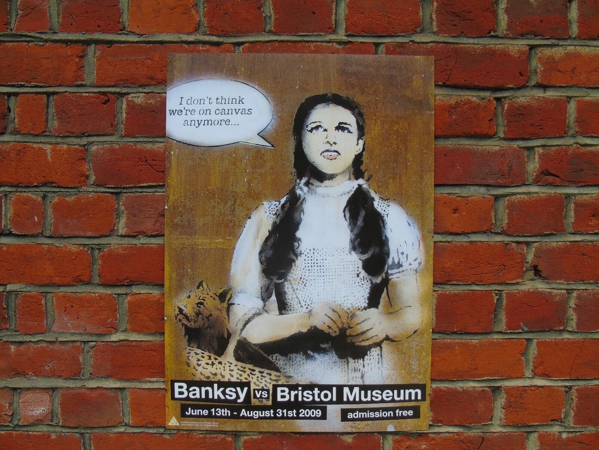 Banksy basnksy bristol Michelangelos David Suicide Bomber 2009